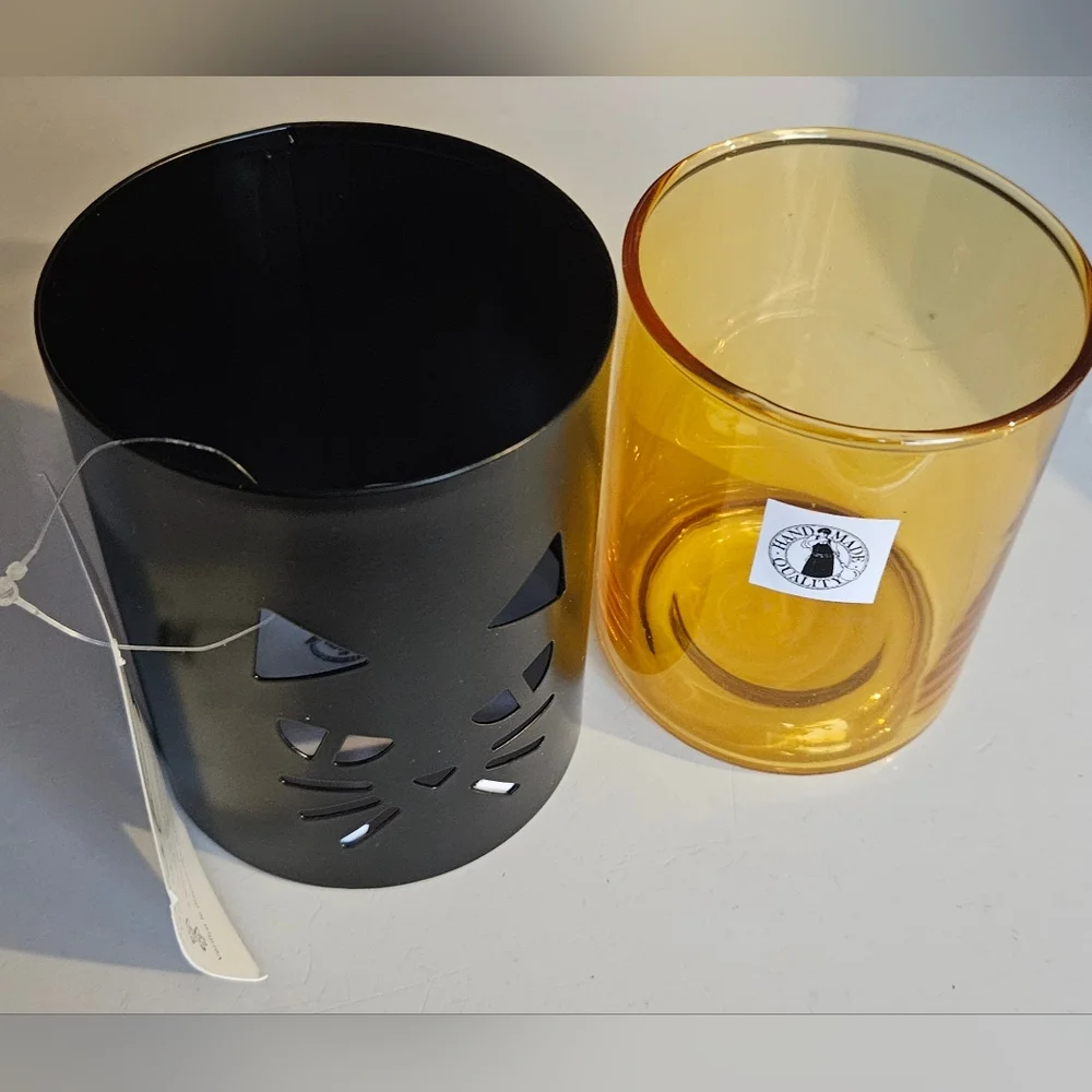 🎁💲NWT IKEA Cat Tealight Lantern- KUSTFYR - 4